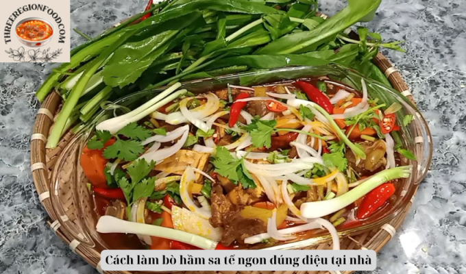 Cách làm bò hầm sa tế ngon đúng điệu tại nhà