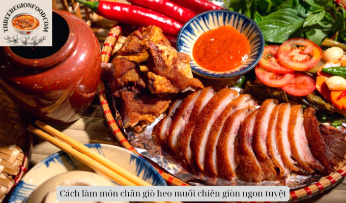 Cách làm món chân giò heo muối chiên giòn ngon tuyệt